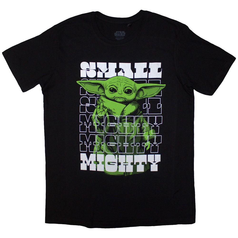 Star Wars The Mandalorian Grogu Small & Mighty Mens T Shirt