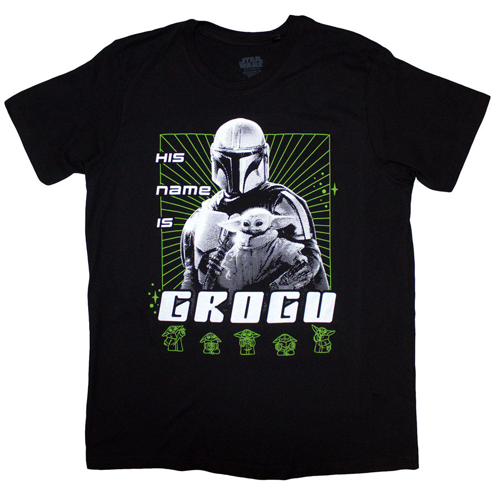 Star Wars The Mandalorian His Name Is Grogu Mens T Shirt