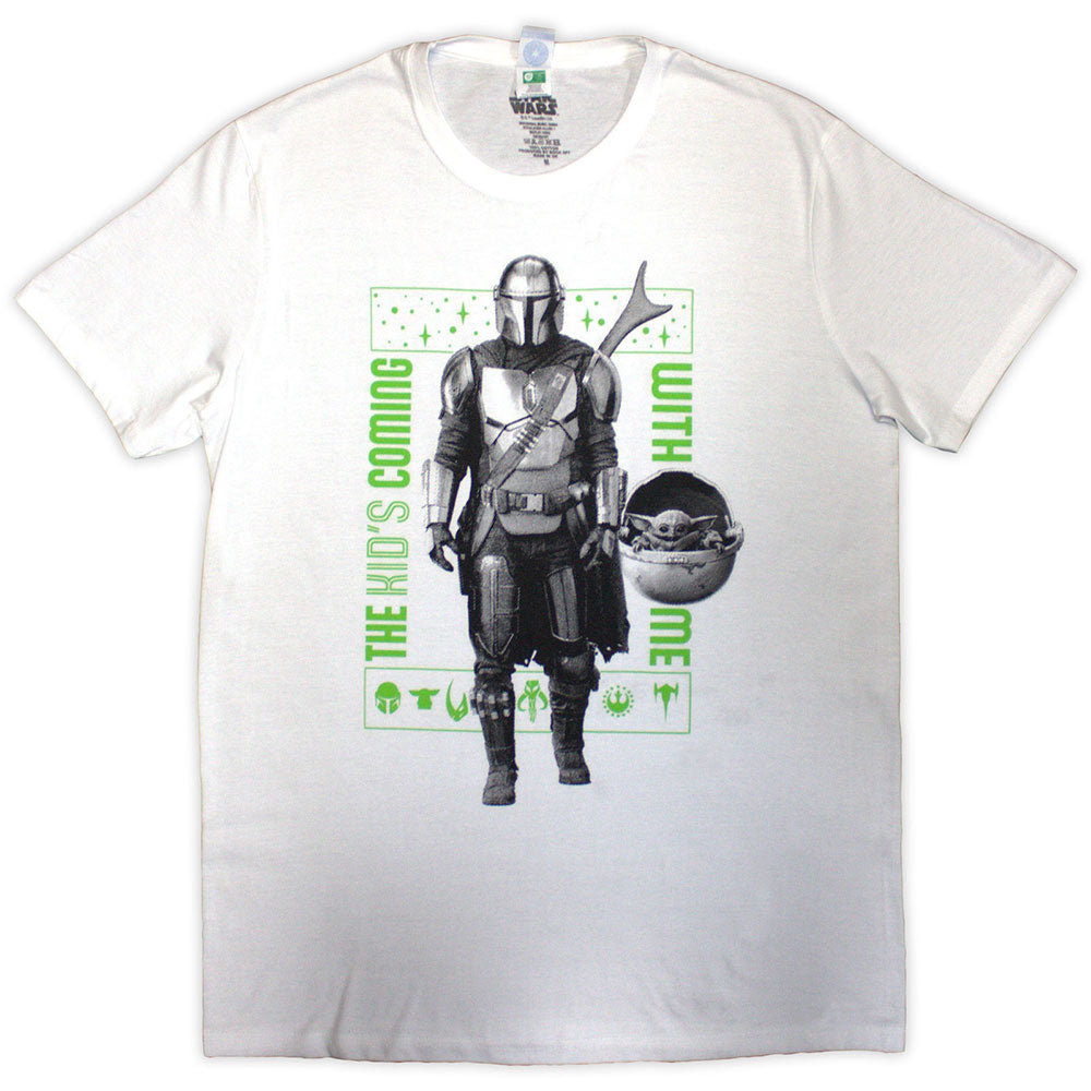 Star Wars The Mandalorian Kid's Coming With Me Mens T Shirt
