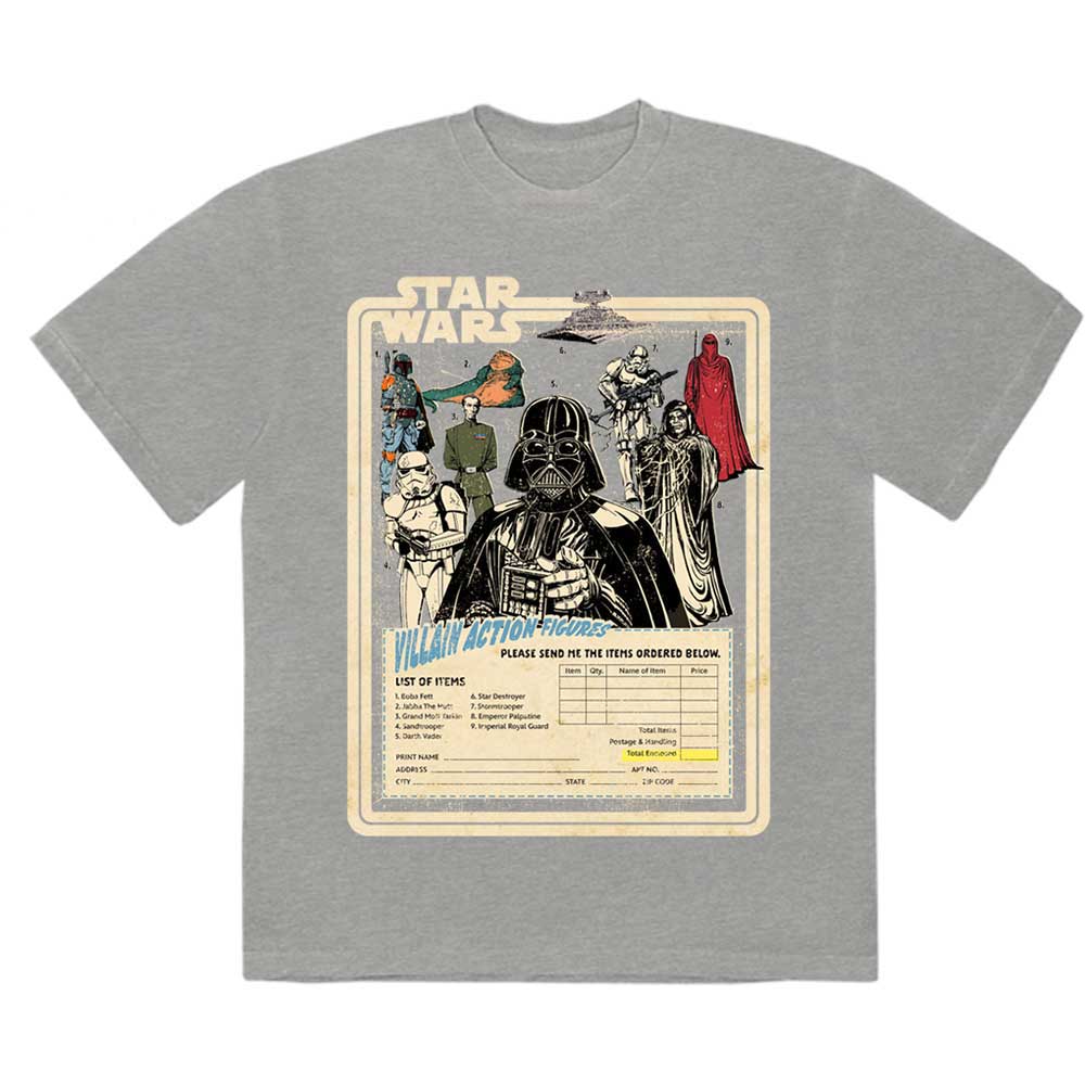 Star Wars Villain Action Figures Mens T Shirt