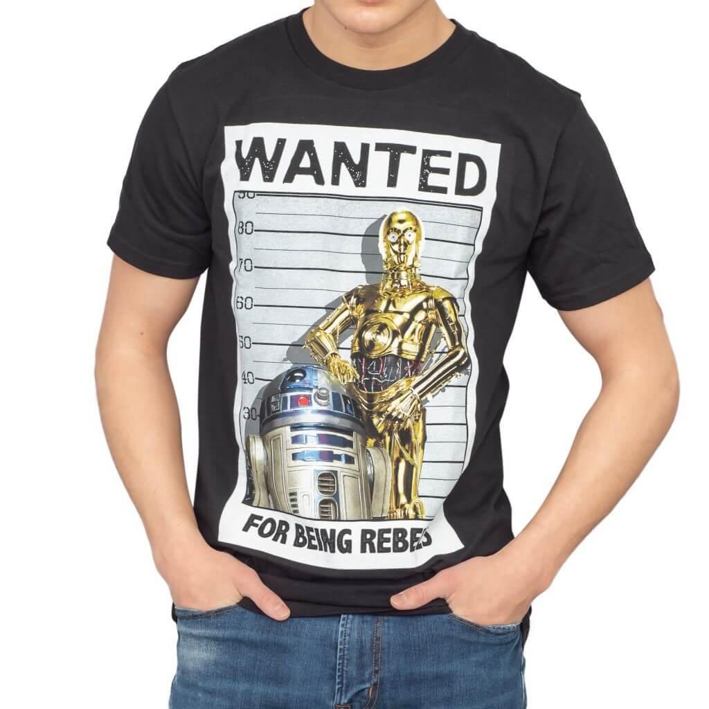 Star Wars Wanted For Being Rebels T Shirt Tee