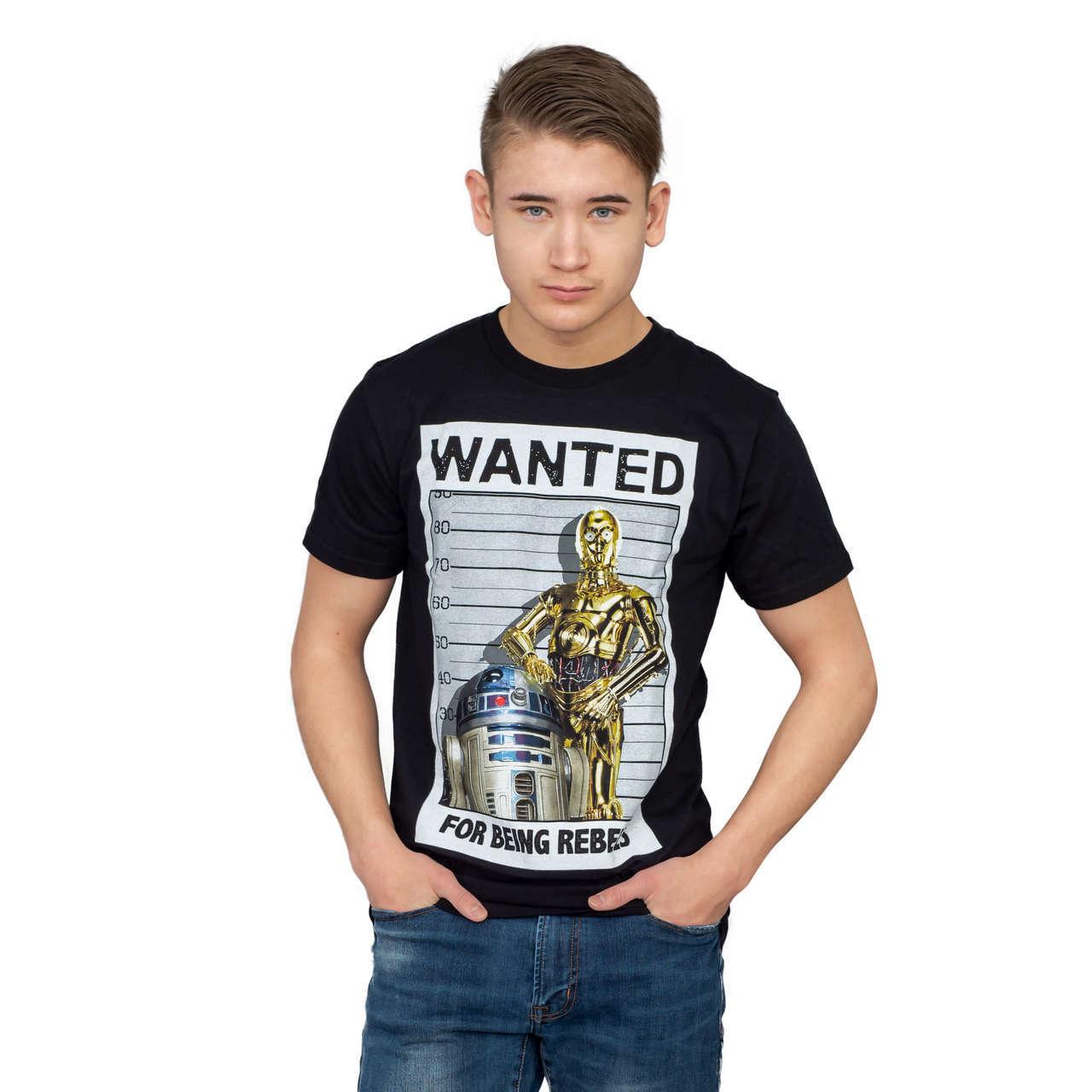 Star Wars Wanted For Being Rebels T Shirt Tee