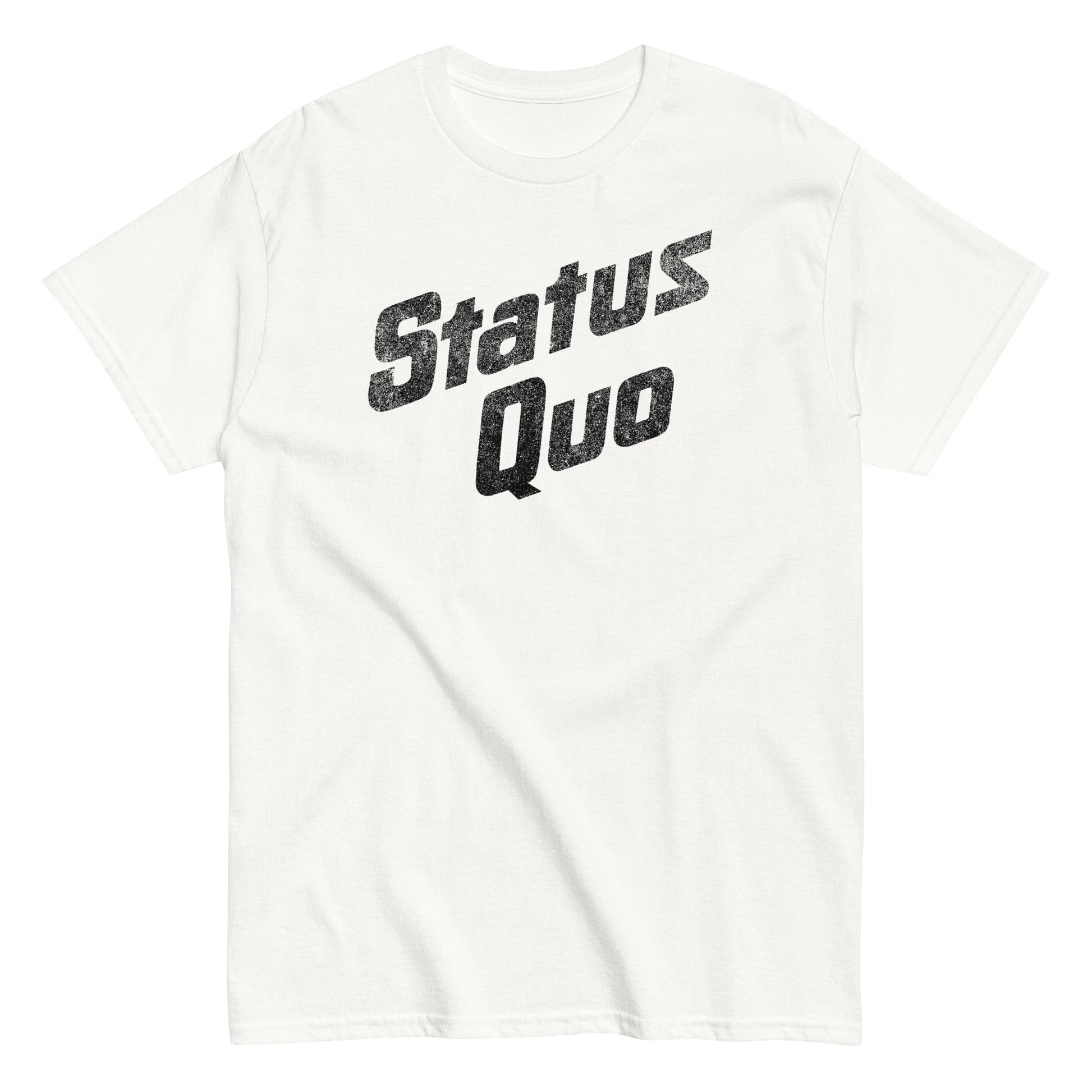 Status Quo - Black Logo T Shirt