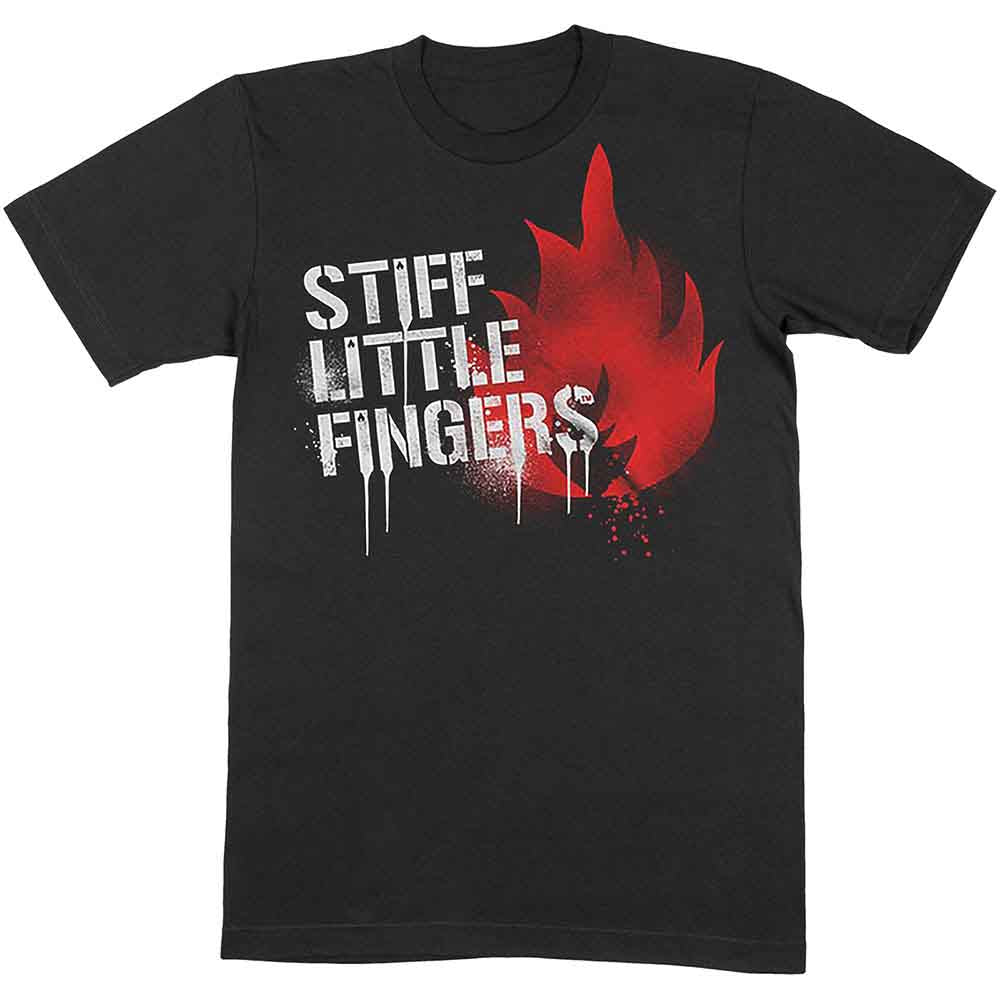 Stiff Little Fingers Graffiti Mens T Shirt