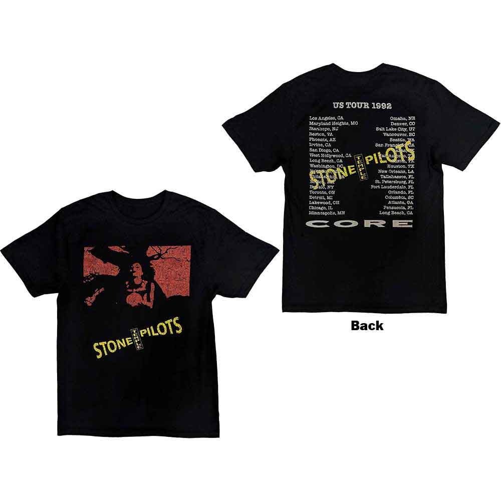 Stone Temple Pilots Core US Tour '92 Mens T Shirt
