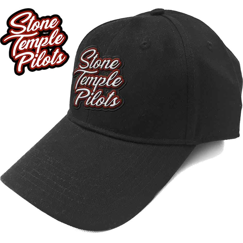 Stone Temple Pilots Scroll Logo Hat Black