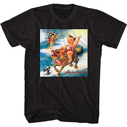 STP Stone Temple Pilots Baby on Dragon Officially Licensed Mens T Shirt Black