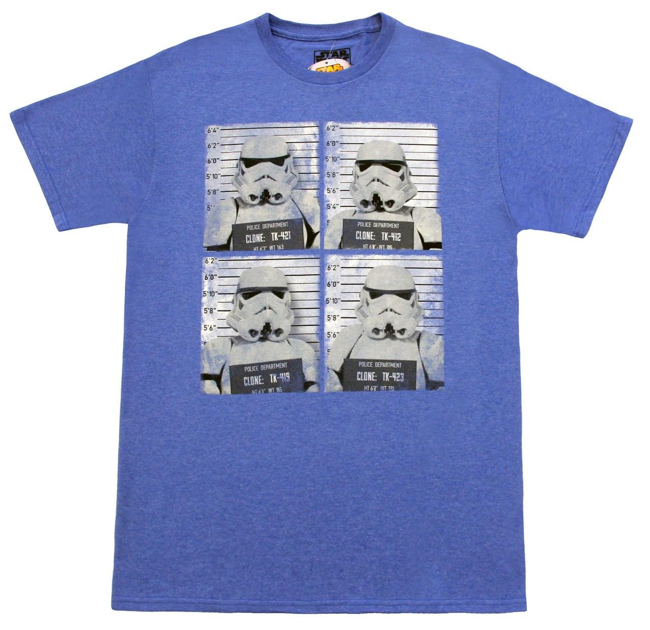Storm Trooper Line Up Mug Shots T Shirt
