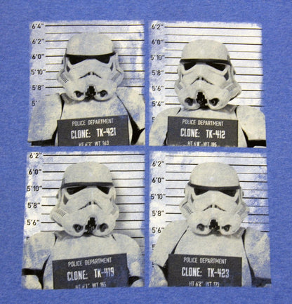 Storm Trooper Line Up Mug Shots T Shirt