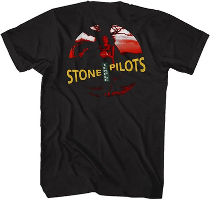 Stone Temple Pilots Core Album STP Tee 2 Sided Mens T Shirt Black