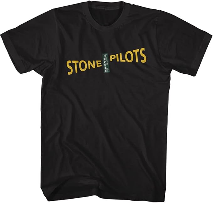 Stone Temple Pilots Core Album STP Tee 2 Sided Mens T Shirt Black