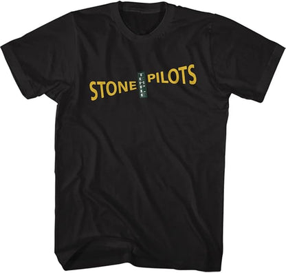 Stone Temple Pilots Core Album STP Tee 2 Sided Mens T Shirt Black