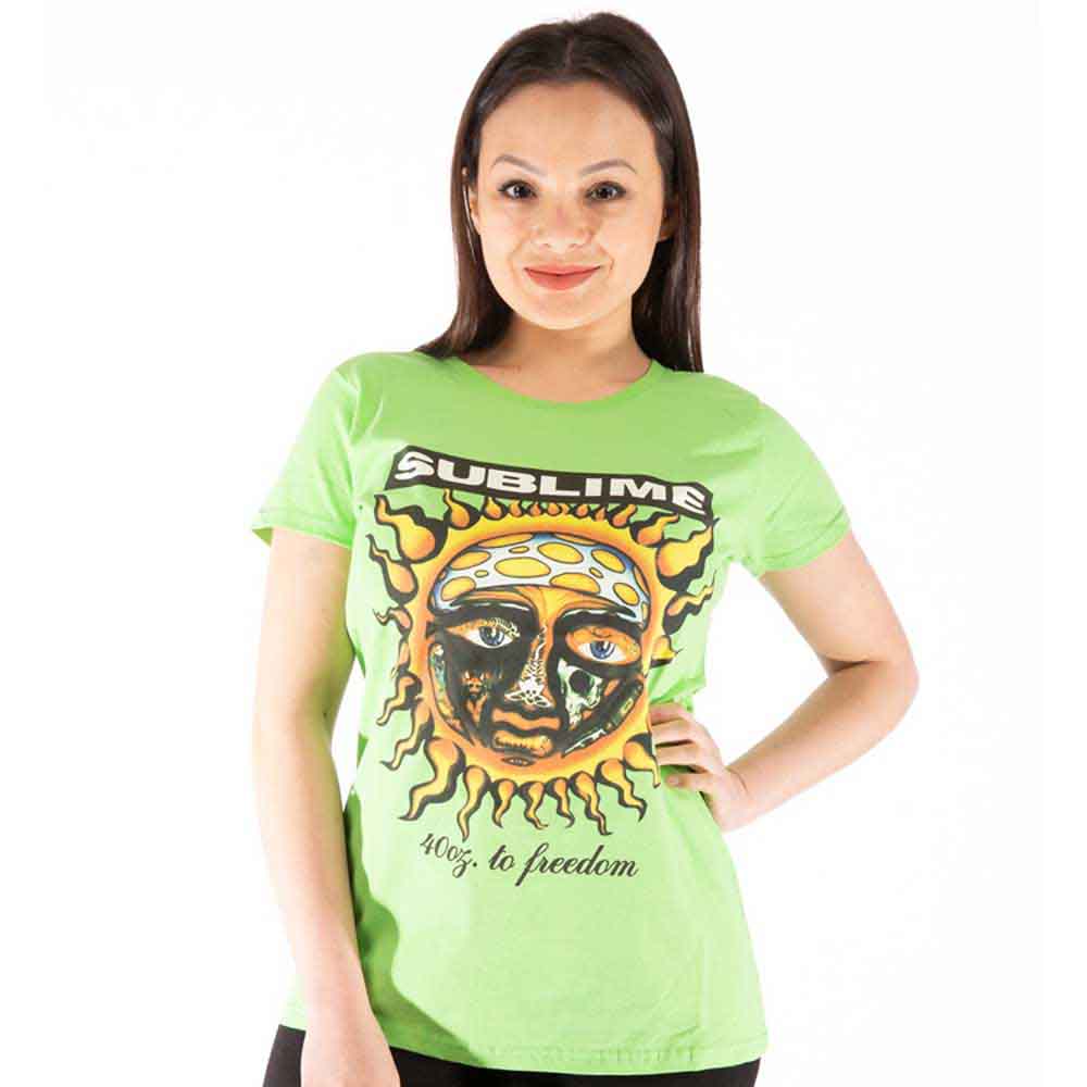 Sublime 40oz To Freedom Womens T Shirt