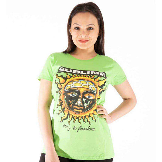 Sublime 40oz To Freedom Womens T Shirt
