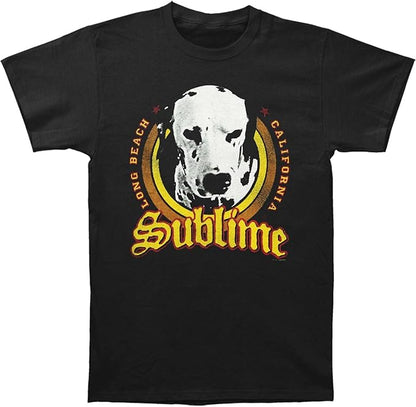 Sublime Lou Dog Dalmatian Mens T Shirt Black