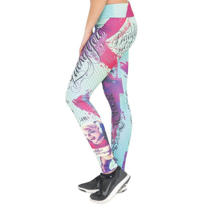 Suicide Squad Fishnet Leggings