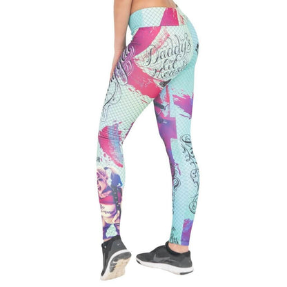 Suicide Squad Fishnet Leggings
