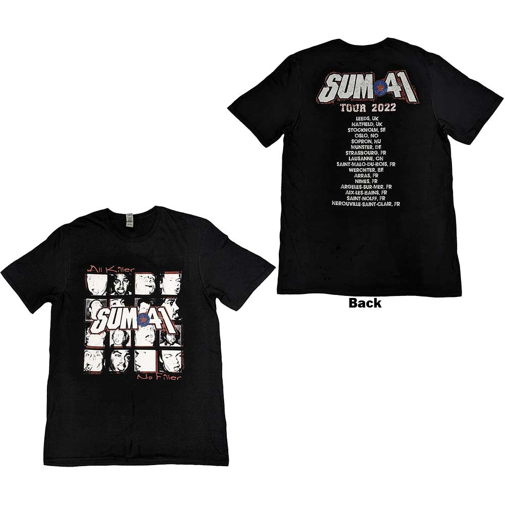 Sum 41 AKNF Grid European Tour 2022 Mens T Shirt