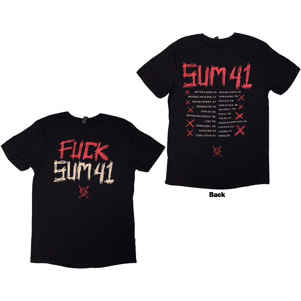 Sum 41 Tour '24 Fuck Sum 41 Mens T Shirt