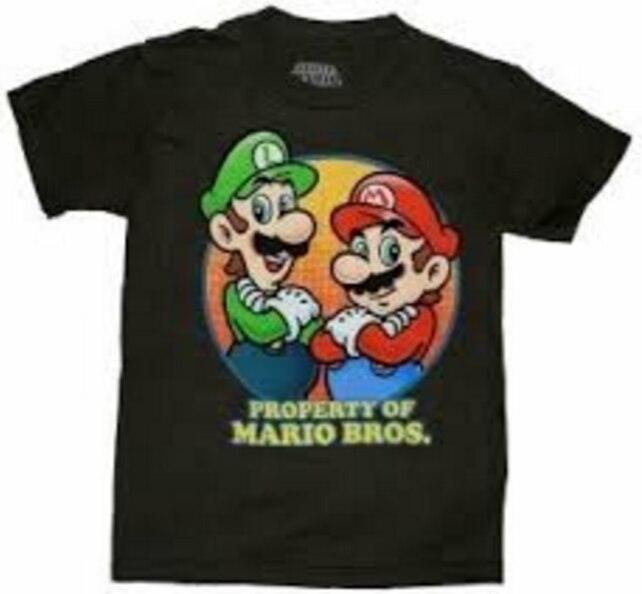 Super Mario Bros. Mario and Luigi Boys T Shirt