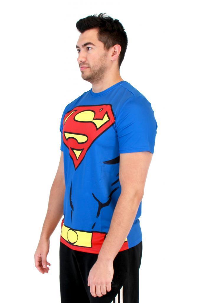 Superman Men's Performance Athletic Costume T Shirt