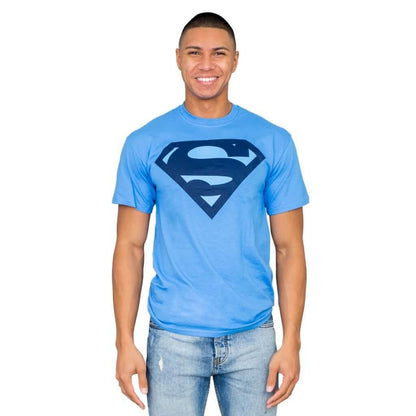 Superman Navy Shield Logo T Shirt