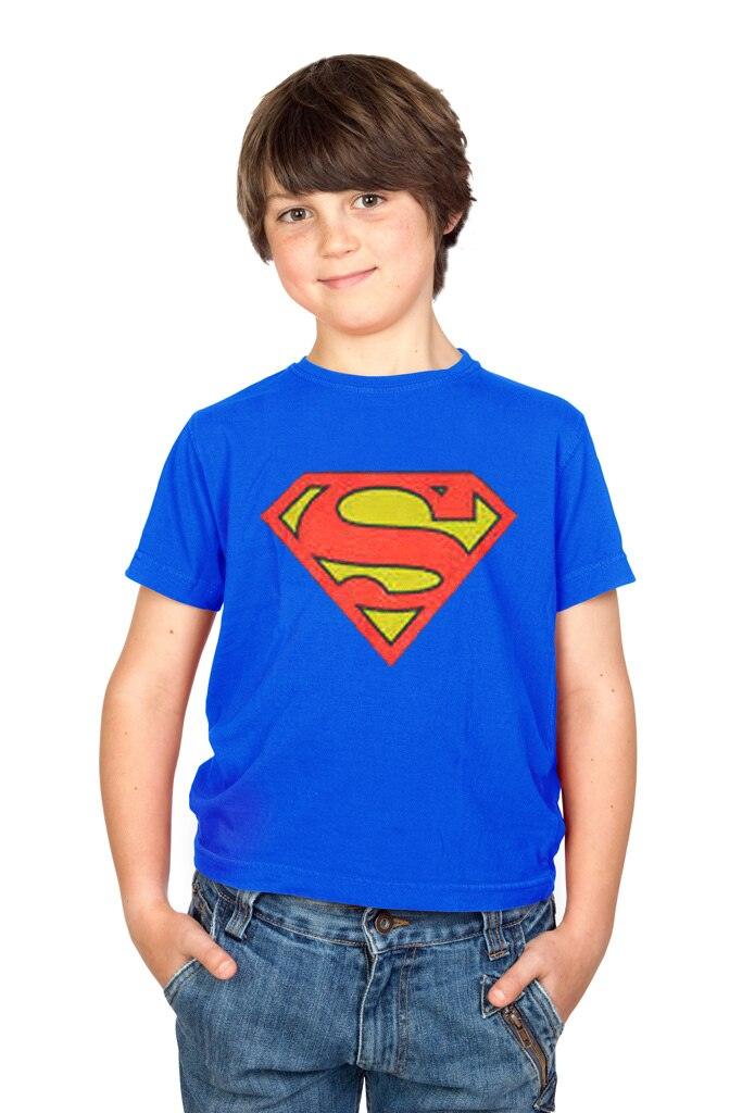 Superman Original Logo Youth T Shirt