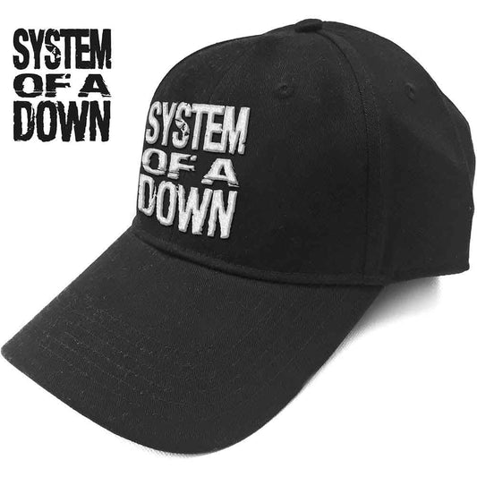 System Of A Down Stacked Logo Hat Black