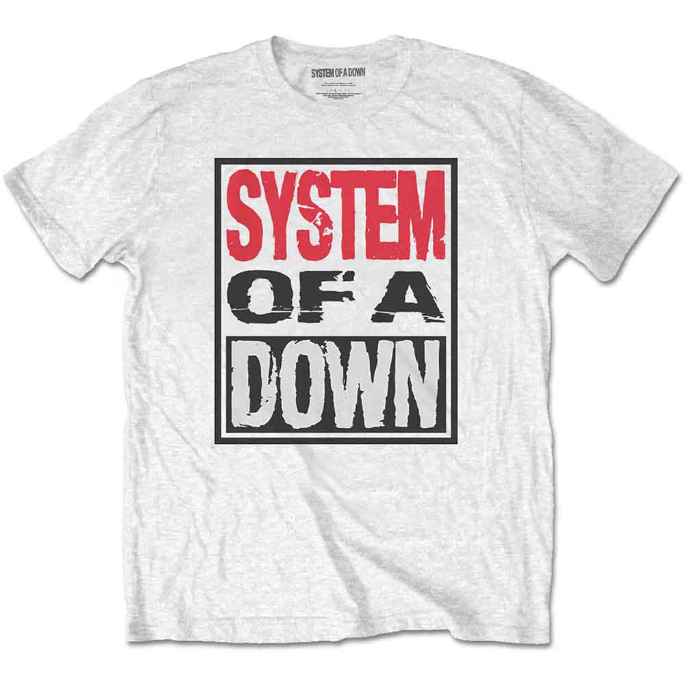 System Of A Down Triple Stack Box Mens T Shirt