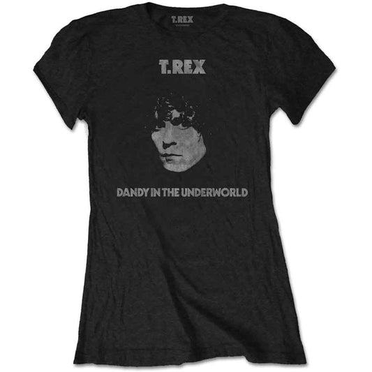 T-rex Dandy Womens T Shirt