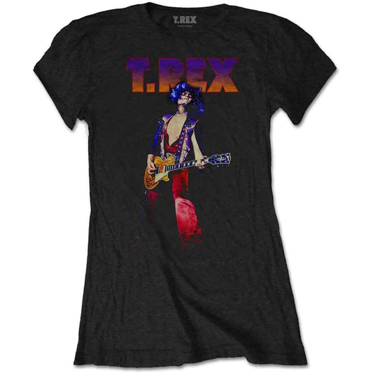 T-rex Rockin' Womens T Shirt