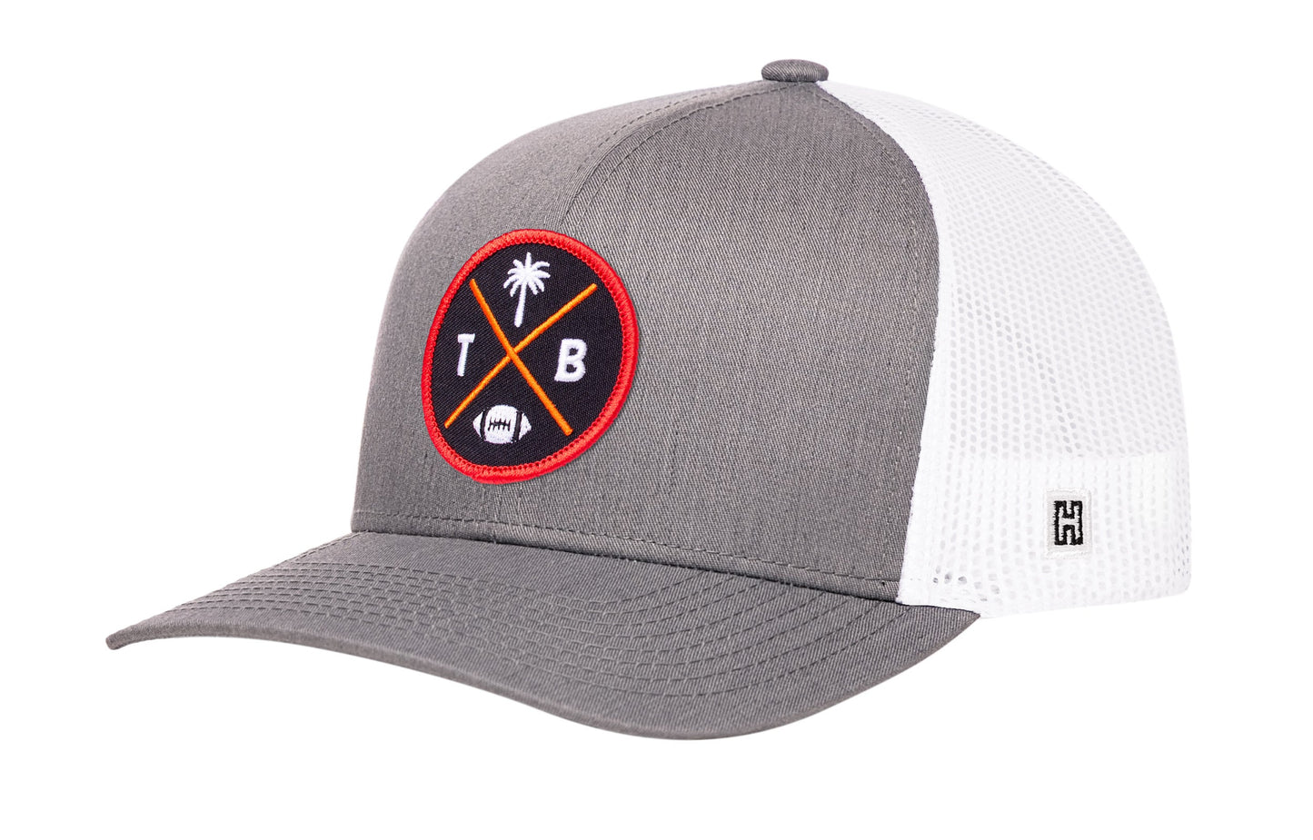Tampa Bay Trucker Haka Hat Black TPA X Football Snapback