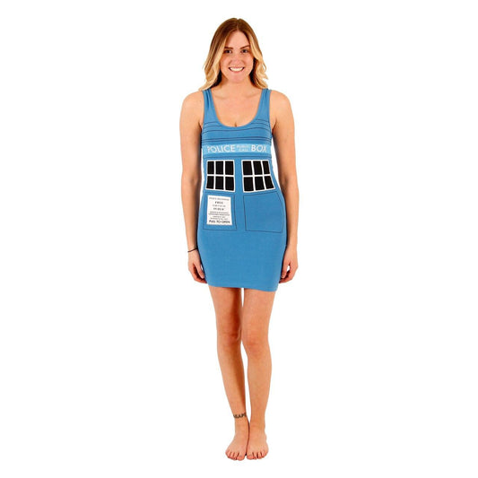 TARDIS Police Box Costume Tank Dress