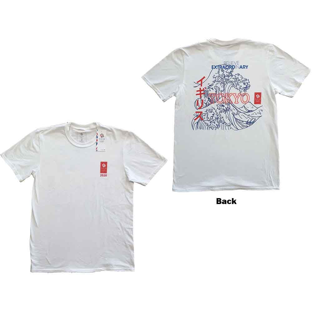 Team GB Crashing Waves Mens T Shirt