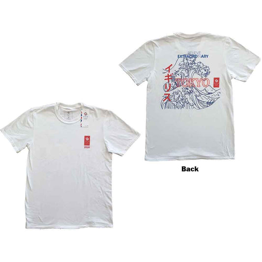 Team GB Crashing Waves Mens T Shirt