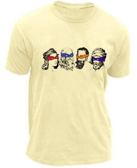 Teenage Mutant Ninja Turtles Real Artists T Shirt
