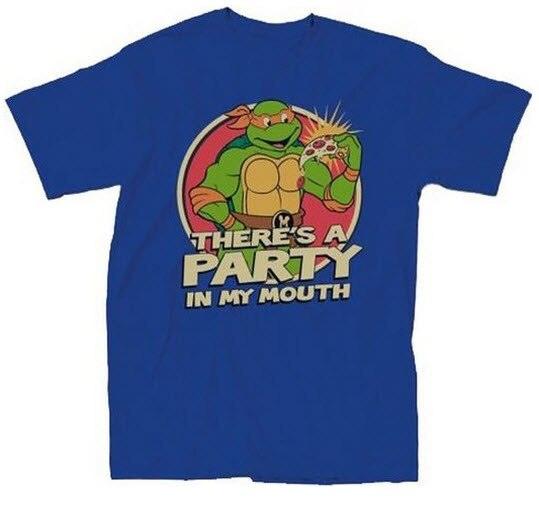 Teenage Mutant Ninja Turtles There's A Party T Shirt