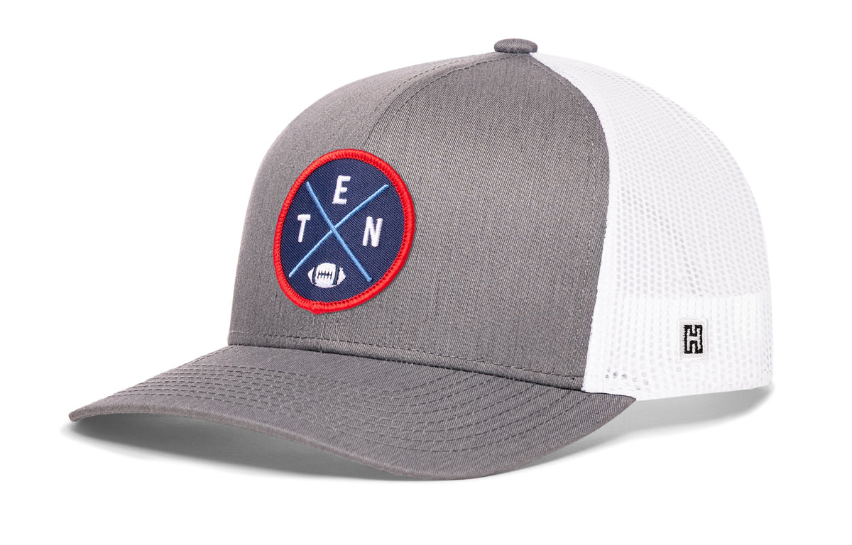 Tennessee Trucker Haka Hat Black TEN X Football Snapback