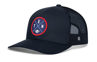 Tennessee Trucker Haka Hat Black TEN X Football Snapback