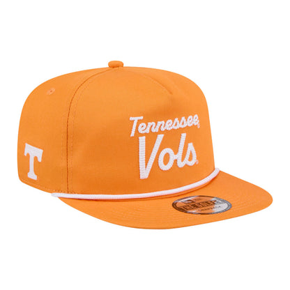 Tennessee Volunteers -  Orange Script Golfer Snapback Hat New Era