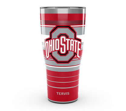 Ohio State Buckeyes - Hype Stripes Stainless Steel Tumbler