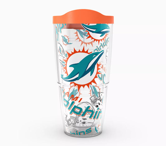 Miami Dolphins - NFL All Over Plastic Tumbler