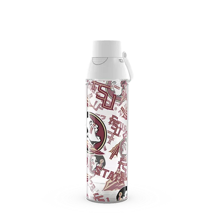Florida State Seminoles - All Over  24Oz Plastic Water Bottle