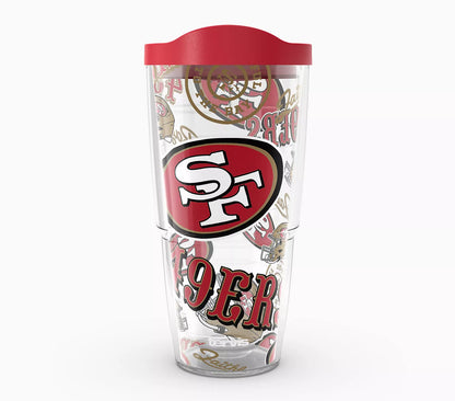 San Francisco 49ers - All Over Wrap with Travel Lid