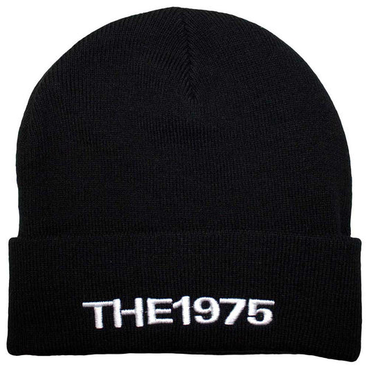 The 1975 Bold Logo Beanie Hat Black