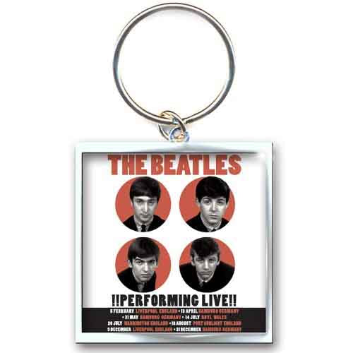 The Beatles 1962 Performing Live Keychain