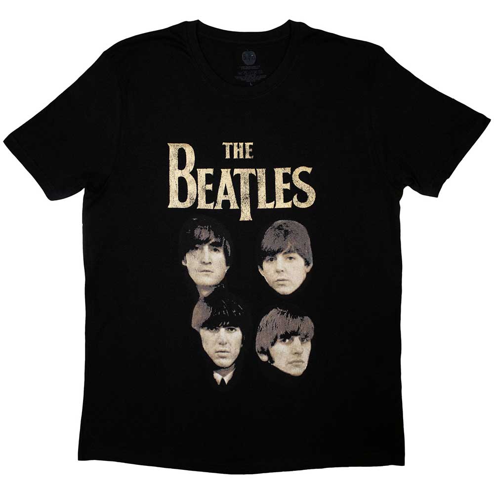 The Beatles 4 Heads Mens T Shirt