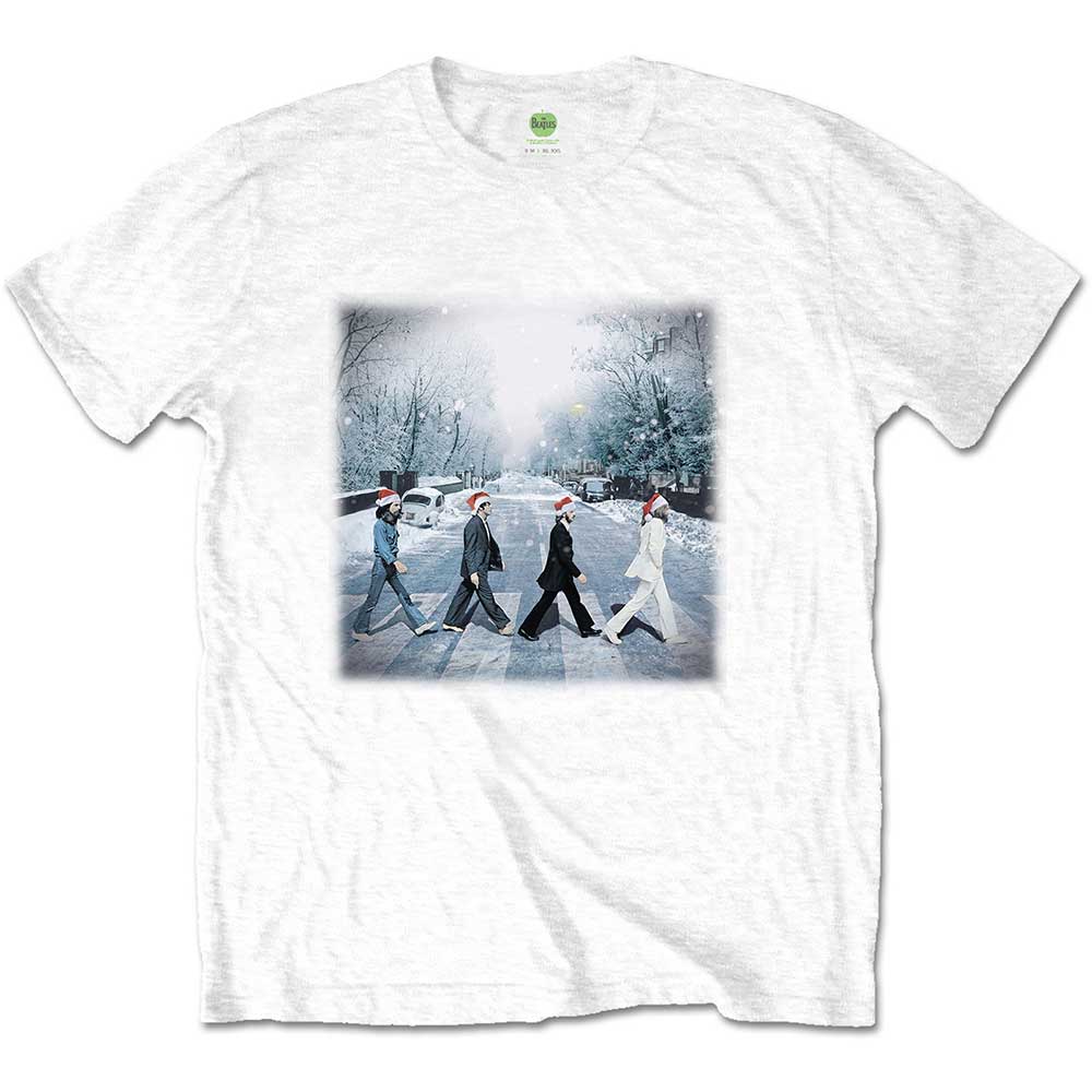 The Beatles Abbey Christmas Mens T Shirt