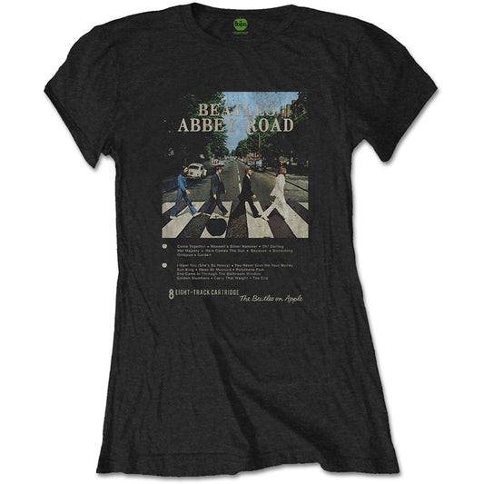 The Beatles Abbey Road 8 Track Womens T Shirt