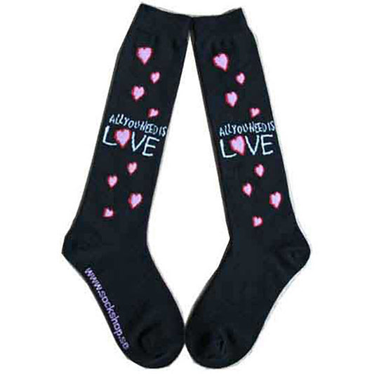 The Beatles All You Need Is Love Socks Black